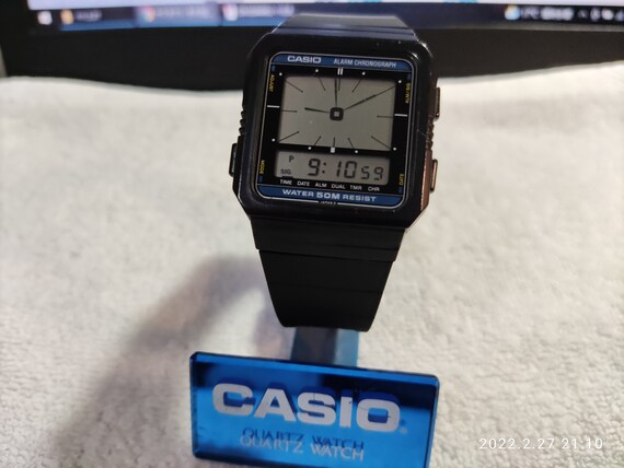 vintage 80s casio alarm - Gem