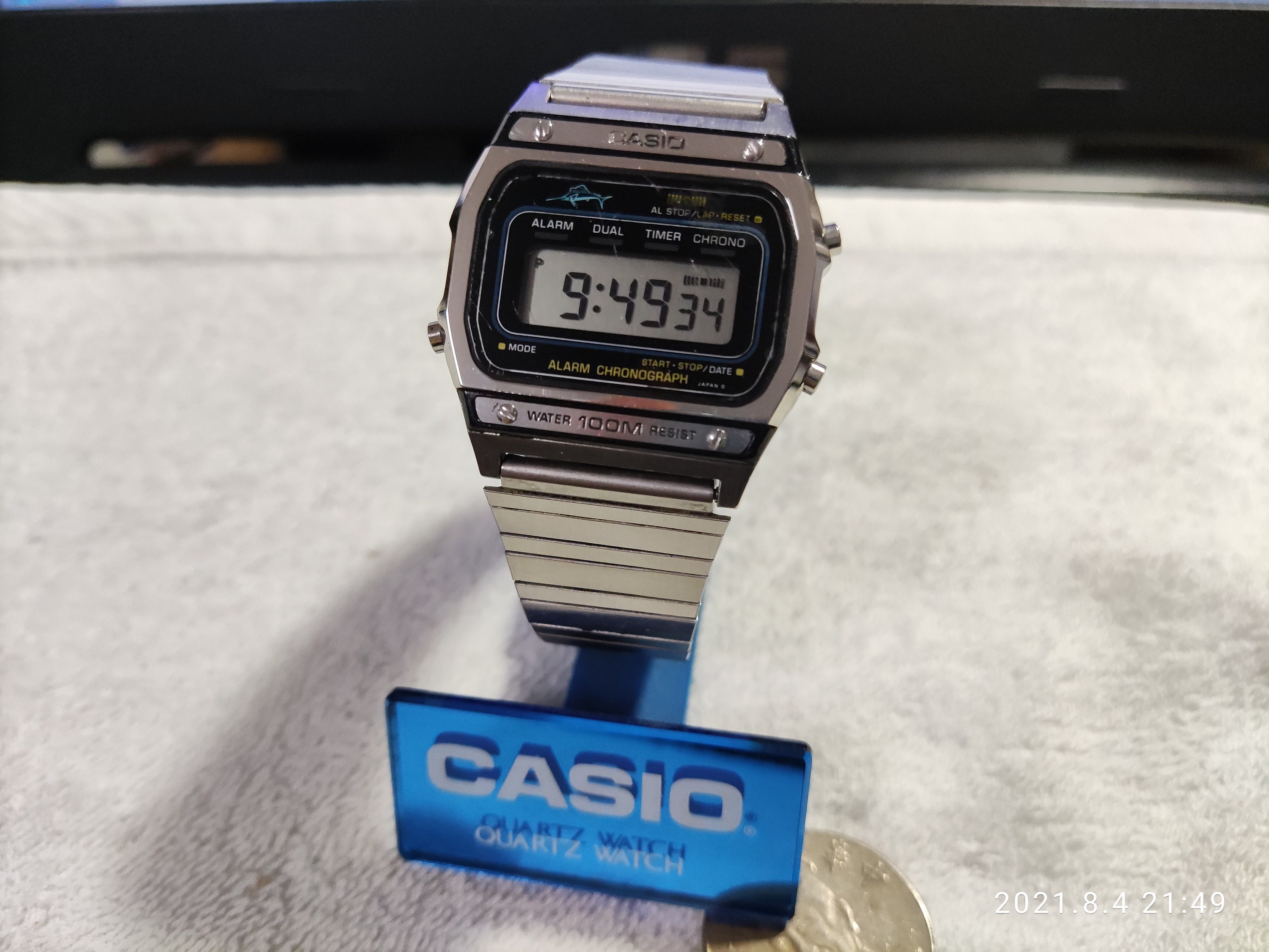 Vintage CASIO 1980 MARLIN 100M Thin 145 Module WS 730 All Working Great Used Etsy UK