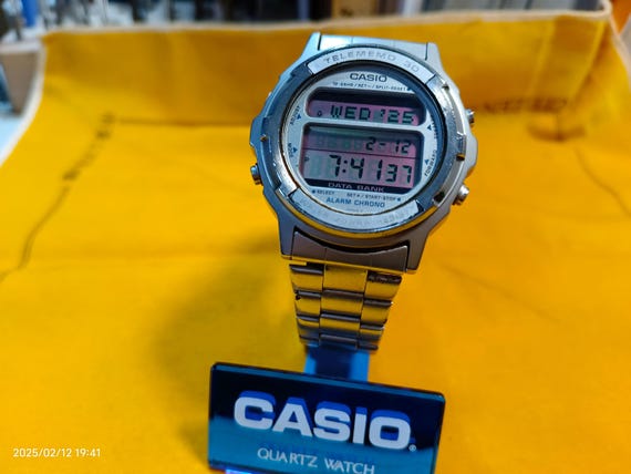 Vintage CASIO 1990 Diver's 200M (838) DW-3600 Data Bank 30 Alarms Chrono Timer Great Used!!