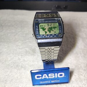 Vintage SEIK0 1980 Digital World Map Alarm A239-502A All - Etsy