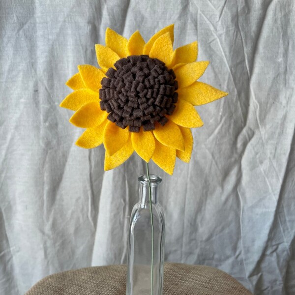 Felt Sunflower Etsy