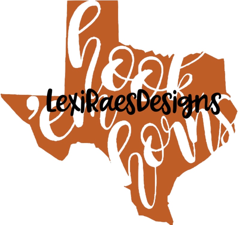 Hook Em' Horns Etsy