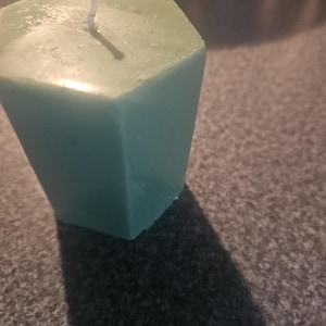 hexagon candle pillar