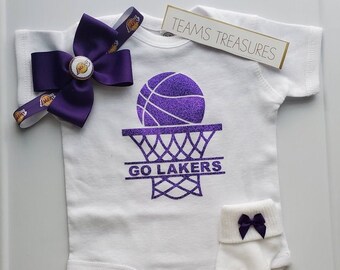 lakers newborn baby clothes