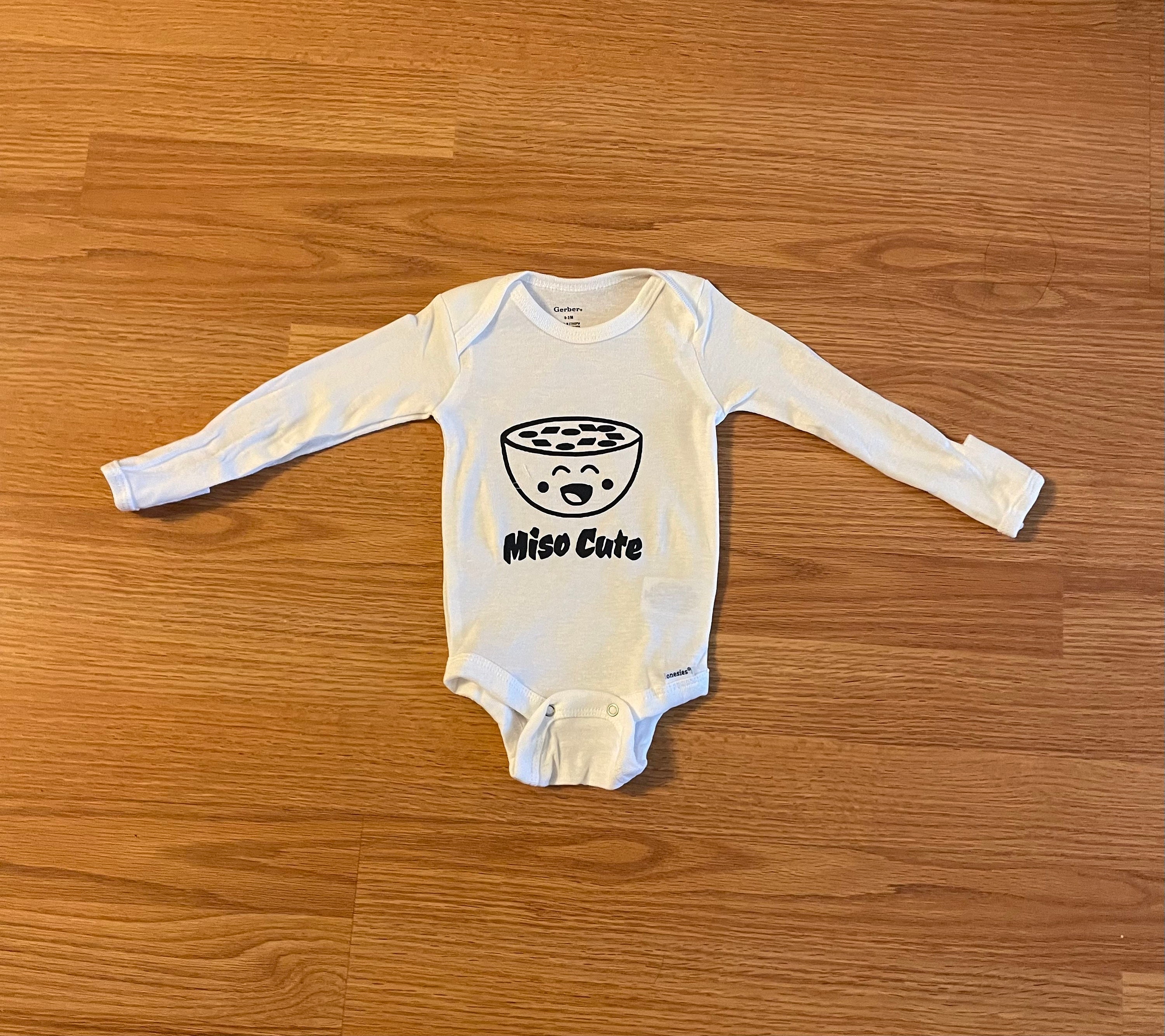 Miso Cute Baby Onesie Etsy