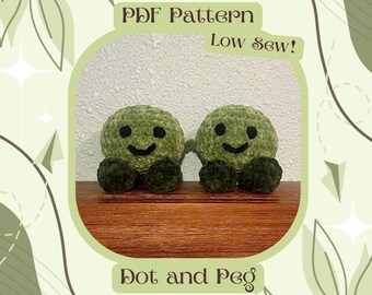 Dot and Peg  Crochet Pattern - Jellycat inspired pattern