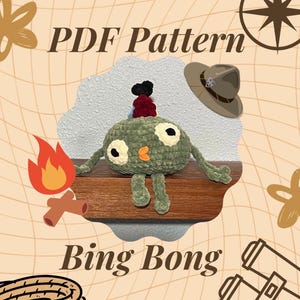 Bing Bong Crochet Pattern - Crochet cuddler pattern inspired by Peak