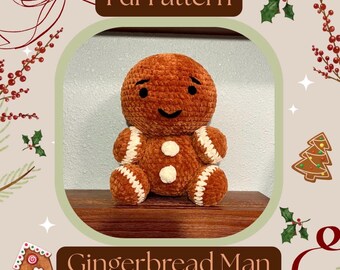 Gingerbread Man Crochet Pattern