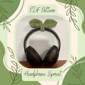 Plush Headphone Sprout Crochet Pattern
