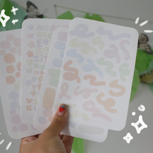 Pastel Sticker Sheets | Etsy