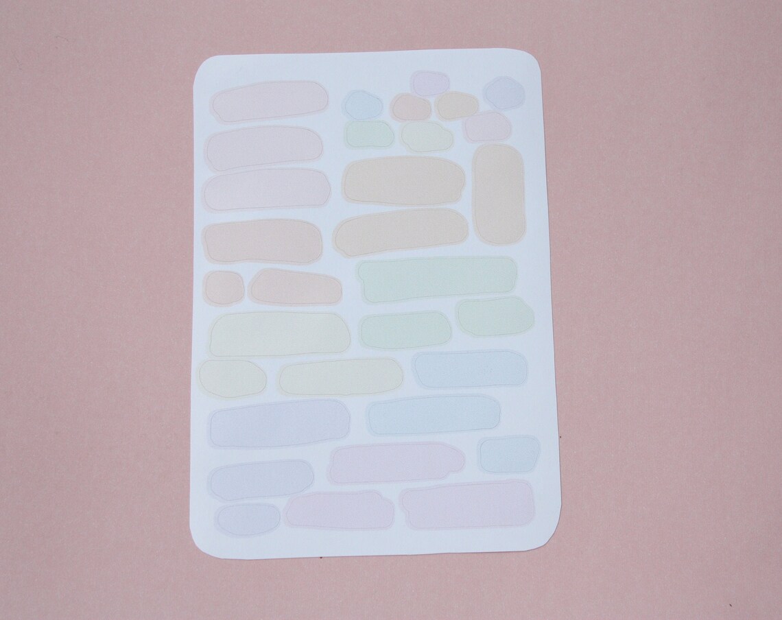 Pastel sticker sheets | Etsy