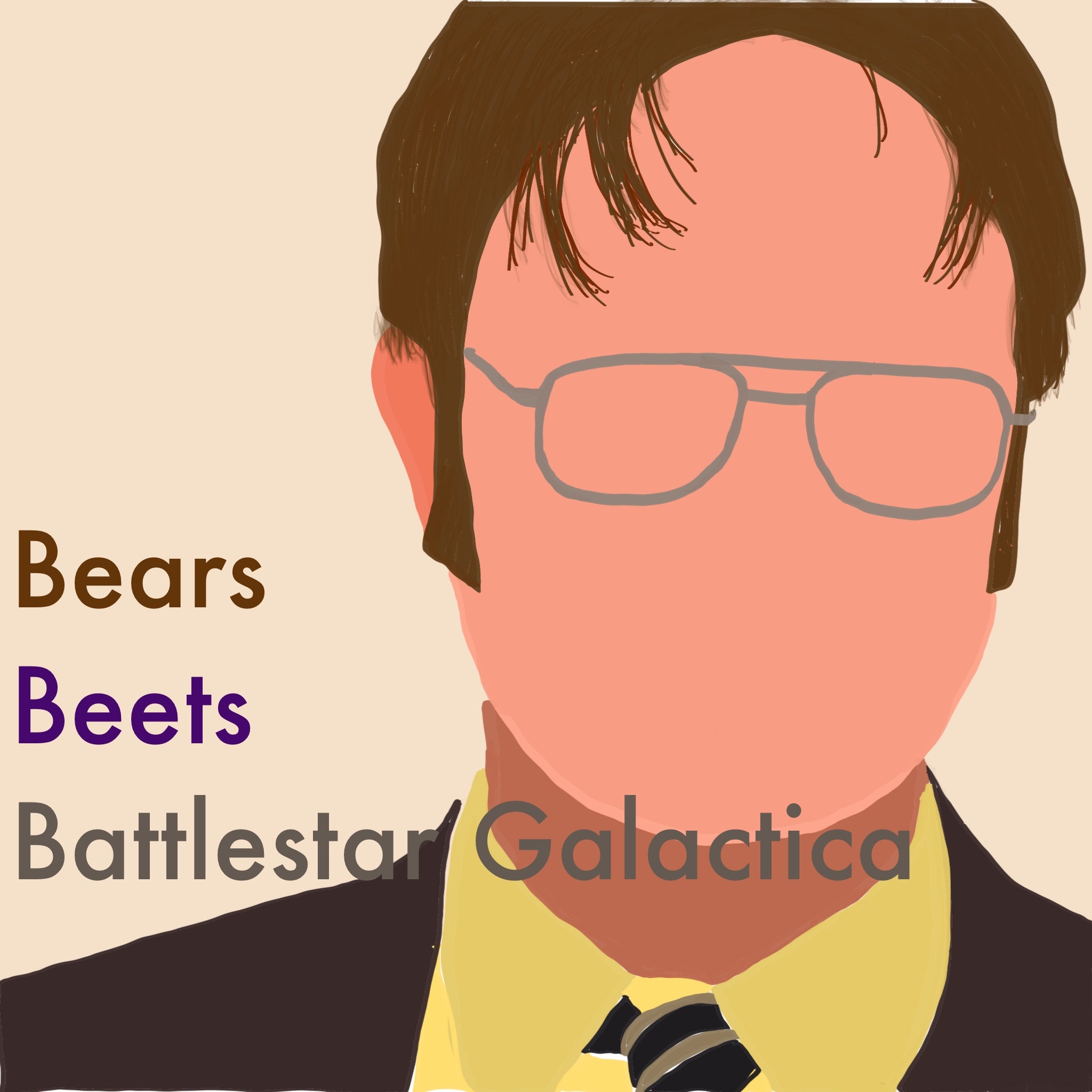 Bears Beets Battlestar Galactica Etsy New Zealand