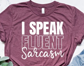 TEEPOMY Chicken I Speak Fluent Sarcasm Funny Unisex Hoodie TEEPOMY Chicken I Speak Fluent Sarcasm Funny Unisex Hoodie