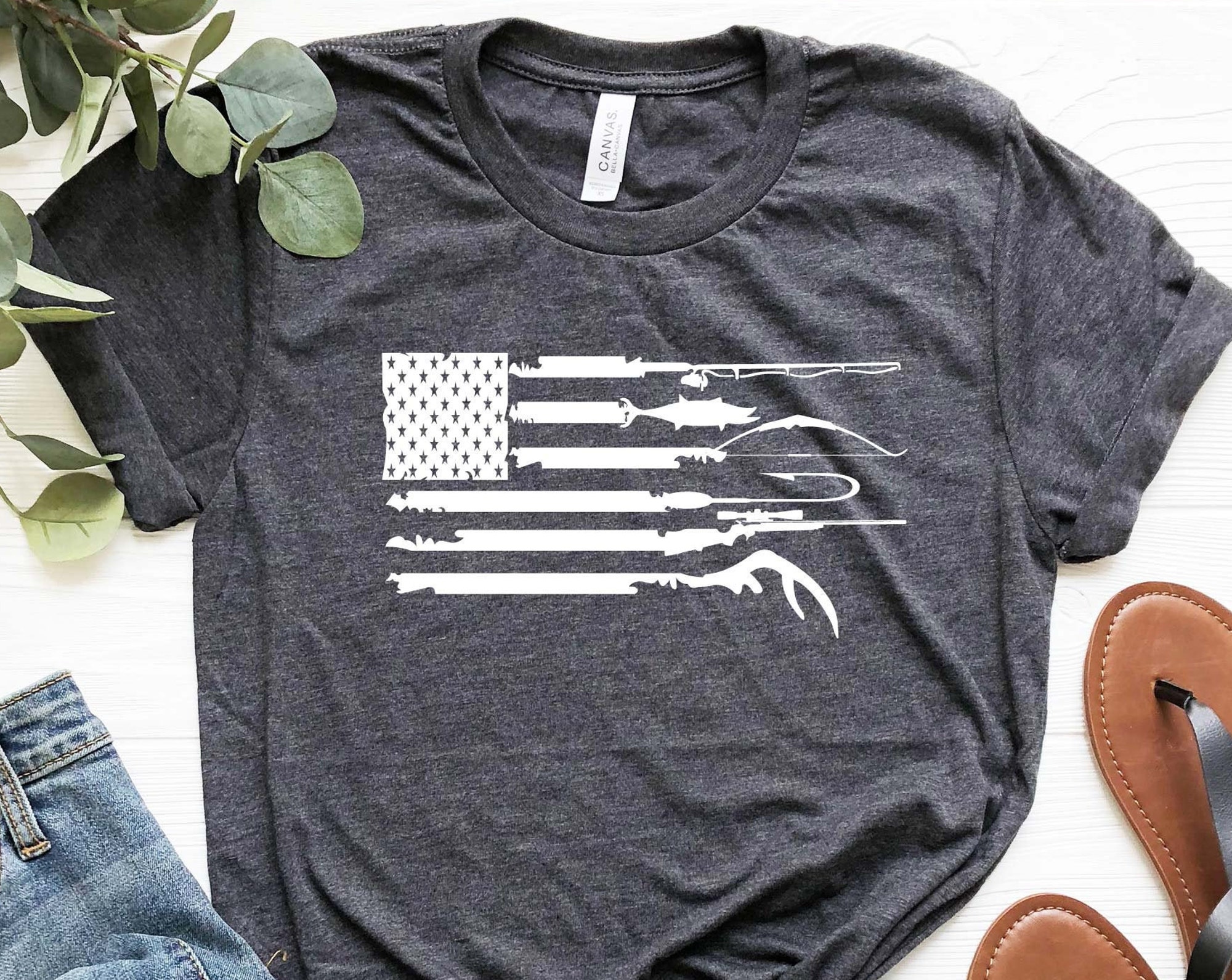 Discover Hunting Shirt, Fishing Shirt, Hunting USA Flag Shirt, Gift for Hunter | Fisherman