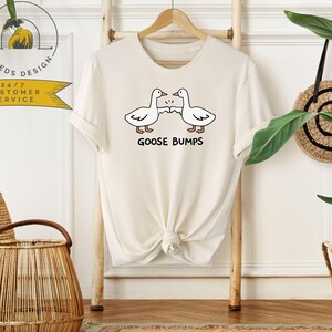 Goose Bumps Shirt | Silly Goose Sweatshirt | Funny Gift Shirt | Funny Goose Shirt | Gift For Goose Lover | Best Friends Shirt zdjęcie 4