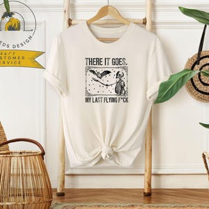 There It Goes, My Last F*ck Shirt, Halloween Skeleton, Funny Skeleton Shirt, Vintage Halloween, Halloween Sweatshirt