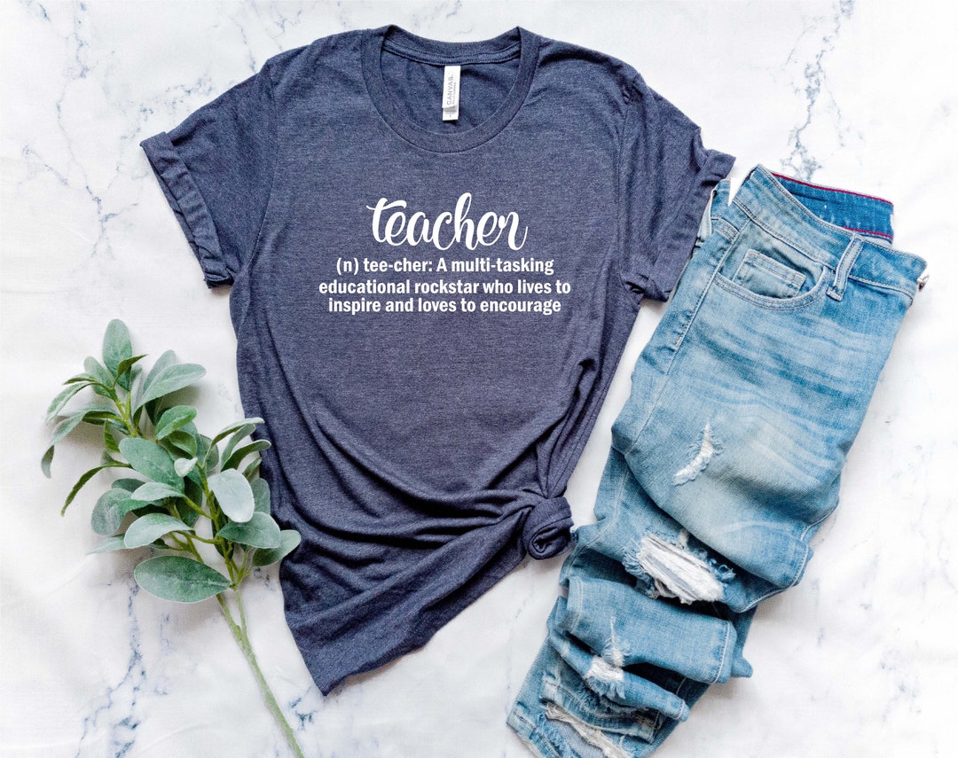 Teacher Definition Shirt A Multi-tasking Educational - Etsy