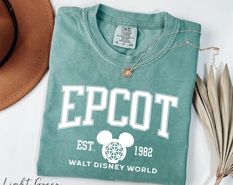Comfort Colors® Epcot Est 1982 Shirt, Epcot Shirt, Walt Disney World Shirt, Mickey Head Epcot Tee, Disney Family Trip Shirt