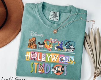 Comfort Colors® Disney Hollywood Studios Shirt, Mickey and Friends Shirt, WDW Shirt, Disneyland Trip Shirt, Disneyworld Vacation Shirt