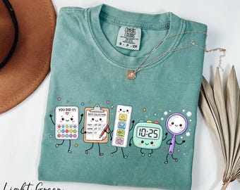 Behavior Analyst Doodles Shirt, BCBA Shirt, Behavior Analyst Gift, Comfort Colors® Behavior Therapist Shirt, Mental Health Shirt