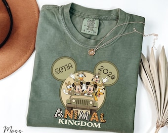Custom Animal Kingdom Shirt, Comfort Colors® Disneyland Vacation Shirt, Disney Trip Shirts, Disney Wild Life Shirt, Mickey and Friends Shirt