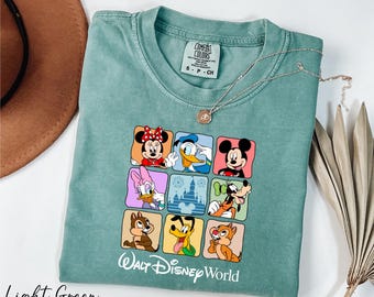 Comfort Colors® Walt Disney World Shirt, Mickey and Friends Shirt, Chip and Dale Shirt, Magic Kingdom Shirt, Disneyland Vacation Shirt