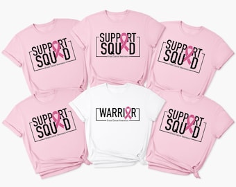 Cancer Support Squad Shirts, Cancer Warrior Shirt, Breast Cancer Shirt, Stronger Than Cancer Shirt, Cancer Survivor Shirt