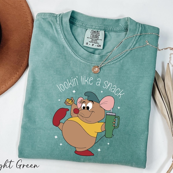 Comfort Colors® Lookin' Like a Snack Shirt, Gus Gus Shirt, Disney Shirt, Disney Snacks Shirt, Disney Gus Gus Tee, Disneyland Vacation Tee