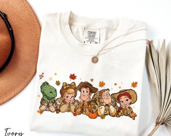 Toy Story Friends Shirt, Disney Pixar Tee, Comfort Colors® WDW Fall Season Shirts, Toy Story Shirt, Woody Shirt, Disneyland Vacation Shirt