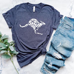 Mandala Kangaroo Shirt, Kangaroo Shirt, Kangaroo Silhouette Shirt, Safari Shirt, Family Zoo Shirt