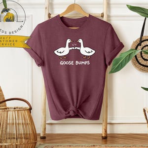 Goose Bumps Shirt | Silly Goose Sweatshirt | Funny Gift Shirt | Funny Goose Shirt | Gift For Goose Lover | Best Friends Shirt zdjęcie 3