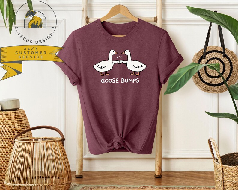 Goose Bumps Shirt | Silly Goose Sweatshirt | Funny Gift Shirt | Funny Goose Shirt | Gift For Goose Lover | Best Friends Shirt zdjęcie 3