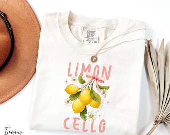 Comfort Colors® Limon Cello Shirt, La Dolce Vita Shirt, Italy Shirt, Summer Shirt, Amalfi Coast Shirt, Summer Vibes Shirt