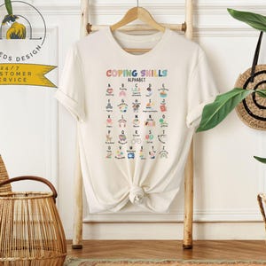 Coping Skills Alphabet Shirt | School Counselor Shirt | SPED Teacher Shirt  | Therapist Gift | Occupational Therapist | Social Worker Shirt