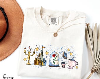 Comfort Colors® Disney Princess Belle Shirt, Magic Kingdom Shirt, Beauty and The Beast Shirt, Tale as Old as Time Shirt, Princess Belle Tee