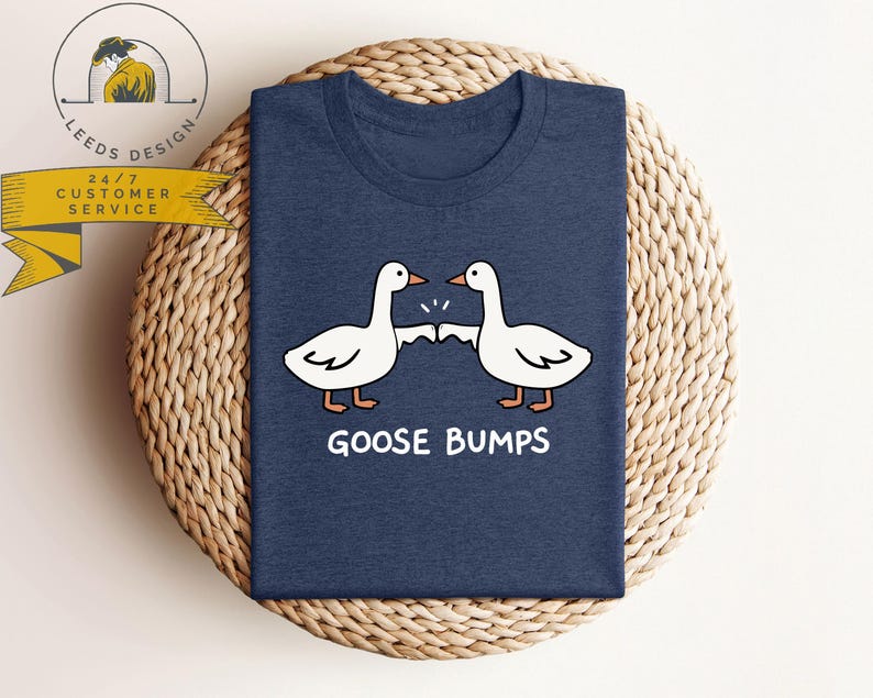 Goose Bumps Shirt | Silly Goose Sweatshirt | Funny Gift Shirt | Funny Goose Shirt | Gift For Goose Lover | Best Friends Shirt zdjęcie 1