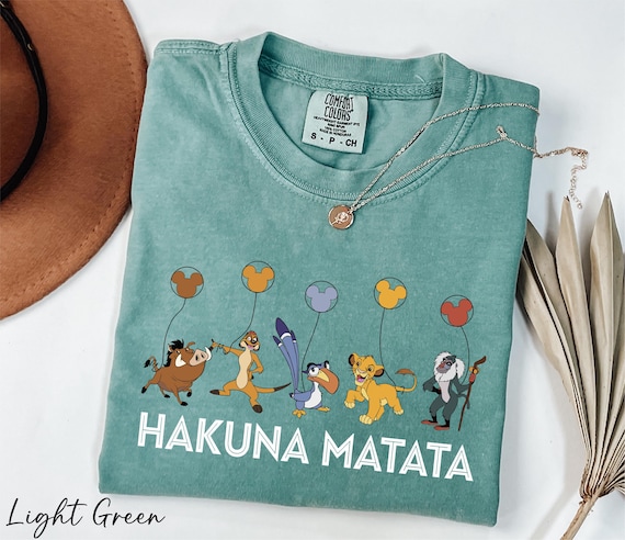 Comfort Colors® Disney Hakuna Matata Shirt, Animal Kingdom Shirt, Disney Lion King Shirt, Timon Shirt, Pumbaa Shirt, Disney Safari Shirt