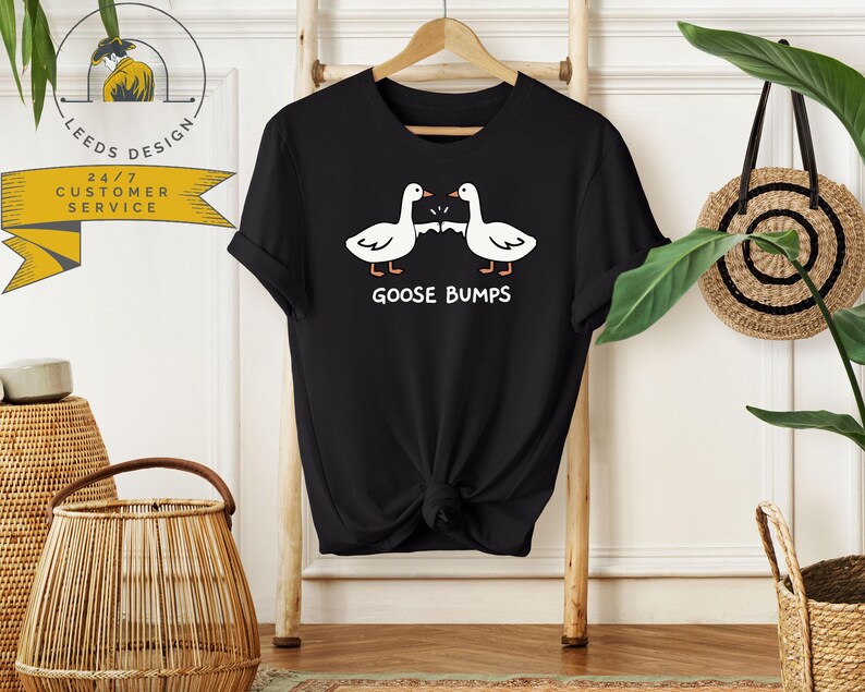 Goose Bumps Shirt | Silly Goose Sweatshirt | Funny Gift Shirt | Funny Goose Shirt | Gift For Goose Lover | Best Friends Shirt zdjęcie 2