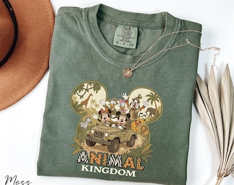 Animal Kingdom Shirt, Mickey and Friends Shirt, Disney Wild Trip Shirt, Family Disney Shirts, Comfort Colors® Disney Kids Matching Shirts