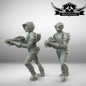 Scout Eidechse Pirat - 35mm Legion Scale | Rollenspiel | Scifi | Rollenspiel | Splitterpunkt | SW Miniatur