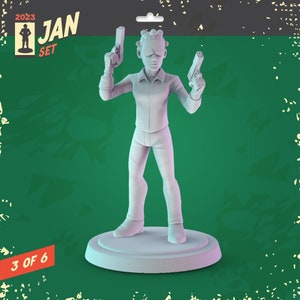 Logos Captain | Resin 3D Printed Mini | Survivor | DnD | Superhero Miniature | Pop Minis