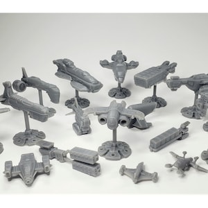 17pc Civilian Space Fleet - Fleetscale Mini | Starfinder | Billion Suns | Starmada | Firefly | Tera Conflict