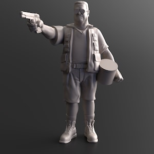 Survivor Wallace - 28mm 30mm 32mm - Wasteland | Zombicide | Walking Dead