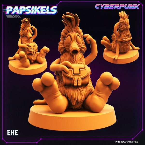 Ehe - Resin Scale Alien Miniature | RPG | Sci fi | Cyberpunk | Role Playing | DnD | Papsikel