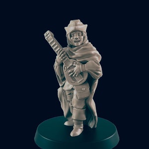 NPC Human Male Bard - 3D Print Resin Scale DnD Miniature | Dungeons and Dragons Mini | Townsfolk
