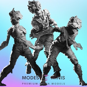 Zombie Fungus TLOU - 28mm 30mm 32mm - Wasteland | Zombicide | Walking Dead