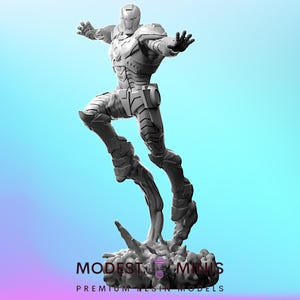 Ultimate Metal Man | 32mm 40mm 54mm 75mm | Superhero | Legion Miniatures