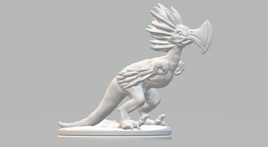 Axe Beak 32mm Scale Dnd Miniature Dungeons and Dragons 5e Etsy