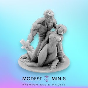 Garth and Cleto - 32mm Scale DnD Miniature | Dungeons and Dragons | Age of Darkness - RN Estudio
