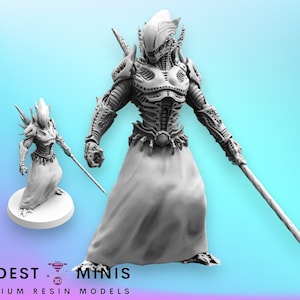 XenoSith 2 - 32mm Scale Alien Miniature | RPG | Sci fi | Cyberpunk | Role Playing | DnD | Papsikel